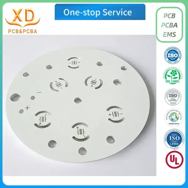 Kundenspezifische Herstellung von runden LED-Aluminium-Leiterplatten: Materialien, Spezifikationen und Qualitätsprüfungen Kundenspezifische Herstellung von runden LED-Aluminium-Leiterplatten: Materialien, Spezifikationen und Qualitätsprüfungen
